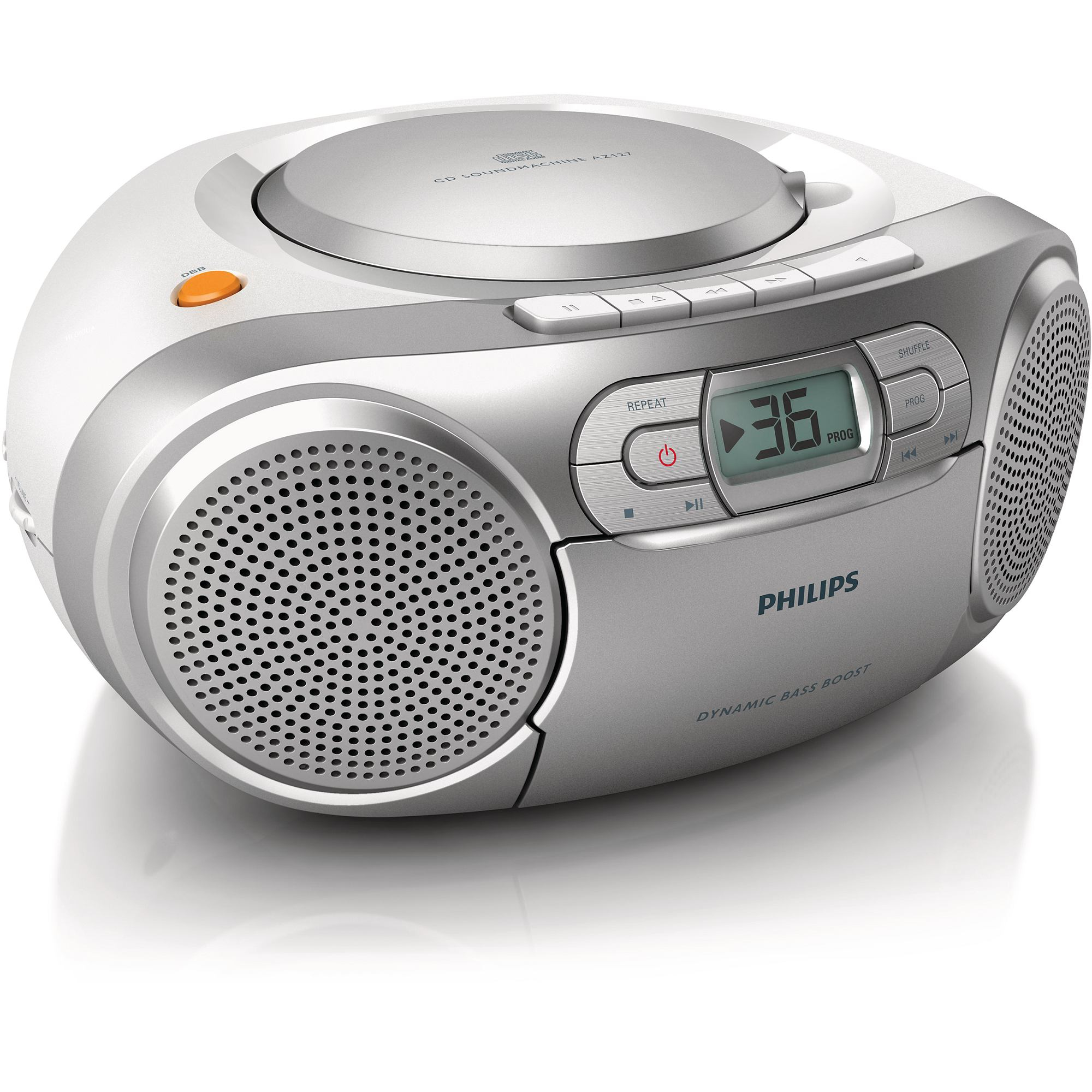 RAD/CAS/CD PHILIPS AZ127/12 SILVER